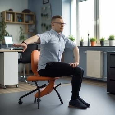 Физминутка за рабочим столом